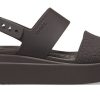 Sandale basse Crocs Brooklyn Croco Espresso (femme) « Marron » 208585-206