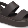 Sandale basse Crocs Brooklyn Croco Espresso (femme) « Marron » 208585-206
