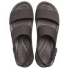 Sandale basse Crocs Brooklyn Croco Espresso (femme) « Marron » 208585-206