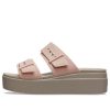 Sandale Brooklyn Crocs (femmes) Pale Blush « Brown Beige » 207431-6RL