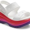 Sandale Crocs Classic Mega Crush (femmes) « Blanc, rouge, violet » 207989-94S