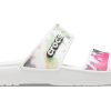 Sandale Crocs Classic Tie-dye Graphic (femme) « Noir Vert » 207283-94S