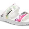 Sandale Crocs Classic Tie-dye Graphic (femme) « Noir Vert » 207283-94S