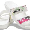 Sandale Crocs Classic Tie-dye Graphic (femme) « Noir Vert » 207283-94S