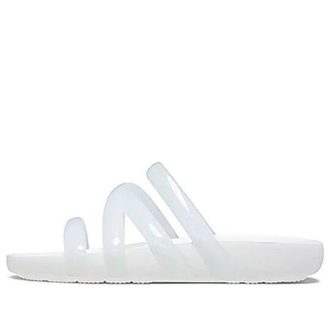 Sandale à lanières brillante Crocs Splash (femmes) « Blanc » 208537-100