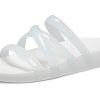 Sandale à lanières brillante Crocs Splash (femmes) « Blanc » 208537-100