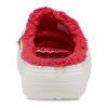 Sandale pull Crocs Classic Cozzzy Holiday (femmes) « Blanc rouge » 209227-90H