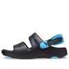 Sandale tout-terrain Crocs Classic « Noir et bleu clair » 207711-0ZQ