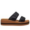 Sandales à boucle tissée Crocs Brooklyn (femmes) « Noir/Brun » 209978-001