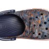Sandales Crocs Bayaband à imprimé bleu foncé 205840-4SC