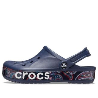 Sandales Crocs Bayaband à imprimé unisexe, bleu 206233-410