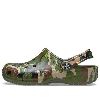 Sandales Crocs Beach camouflage vert armée 206454-3TC