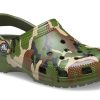 Sandales Crocs Beach camouflage vert armée 206454-3TC