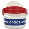 Sandales Crocs Beach unisexes blanches et bleues « Blanc Bleu » 11016-11I