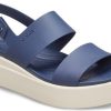 Sandales Crocs Brooklyn à semelle épaisse (femmes) – Bleu-gris (206453-46K)