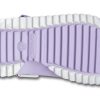 Sandales Crocs Classic Casual unisexes blanches et violettes « Blanc violet » 207772-577
