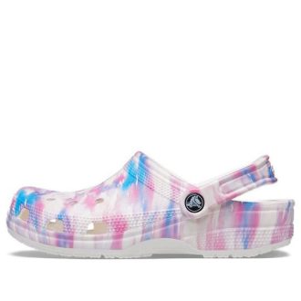 Sandales Crocs Classic Casual unisexes blanches, roses et bleues « Blanc, rose et bleu » 207567-94S