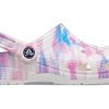 Sandales Crocs Classic Casual unisexes blanches, roses et bleues « Blanc, rose et bleu » 207567-94S