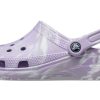 Sandales Crocs Classic Casual unisexes violettes 206867-5PT