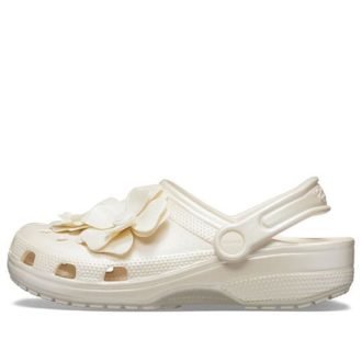 Sandales Crocs Classic Clog 3D Flower (femmes) blanches 205587-159