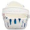 Sandales Crocs Classic Clog à imprimé blanc et bleu 206053-94S
