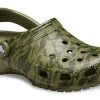 Sandales Crocs Classic Clog à imprimé camouflage, vert armée, 206454-309