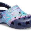 Sandales Crocs Classic Clog Liberty London Beach bleu foncé (femmes) 206447-410