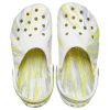 Sandales Crocs Classic Clog Marble Beach Sports unisexes, blanc et gris, 206867-1FJ