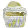 Sandales Crocs Classic Clog Marble Beach Sports unisexes, blanc et gris, 206867-1FJ