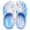 Sandales Crocs Classic Clog Marble Beach Sports unisexes blanches et bleues « Blanc Bleu » 206867-1FK