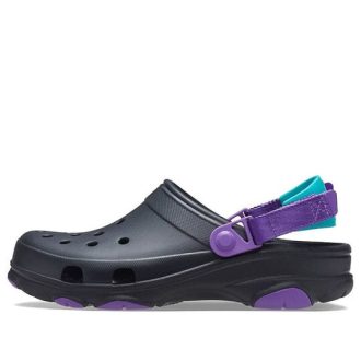 Sandales Crocs Classic Clog noires et violettes « Noir et violet » 206340-09V