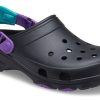 Sandales Crocs Classic Clog noires et violettes « Noir et violet » 206340-09V