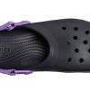 Sandales Crocs Classic Clog noires et violettes « Noir et violet » 206340-09V