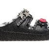 Sandales Crocs Classic Cozzzy Disco à paillettes « Noir » 208074-0C4
