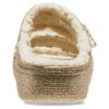 Sandales Crocs Classic Cozzzy à paillettes (femmes) « Multi Gold » 208124-93S