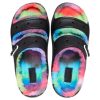 Sandales Crocs Classic Cozzzy Spray Dye « Noir Multi » 208046-0C4