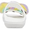 Sandales Crocs Classic Fur Sure à 2 brides « Blanc » 207405-100