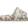 Sandales Crocs Classic marbrées « Blanc/Marron » 206879-2Y3