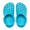 Sandales Crocs Classic Small pour garçons, chaussures de plage, de sport, d&rsquo;extérieur, bleues, 204536-4SL