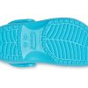 Sandales Crocs Classic Small pour garçons, chaussures de plage, de sport, d&rsquo;extérieur, bleues, 204536-4SL