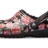 Sandales Crocs Classic Stay Warm Cozy Sports unisexes noires et rouges « Noir et rouge » 205324-643