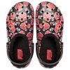 Sandales Crocs Classic Stay Warm Cozy Sports unisexes noires et rouges « Noir et rouge » 205324-643