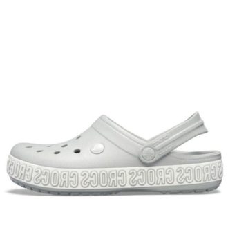 Sandales Crocs Crocband Logo Mania Beach grises 205914-00J