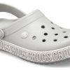 Sandales Crocs Crocband Logo Mania Beach grises 205914-00J