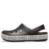 Sandales Crocs Crocband Logo Mania Beach noires 205914-066