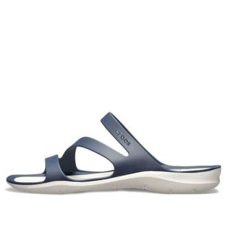 Sandales Crocs (femmes) bleu blanc « Bleu blanc » 203998-462