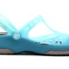 Sandales Crocs (femmes) bleu glacier « Blue Gold » 204939-4CW