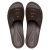 Sandales Crocs (femmes) Brooklyn Croco Shine Slide « Espresso » 209253-206