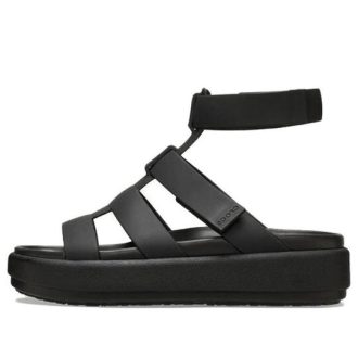 Sandales Crocs (femmes) Brooklyn Luxe Gladiator « Noir » 209557-060