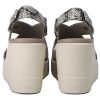Sandales Crocs (femmes) Brooklyn à semelle épaisse grises « Gris » 206222-93T